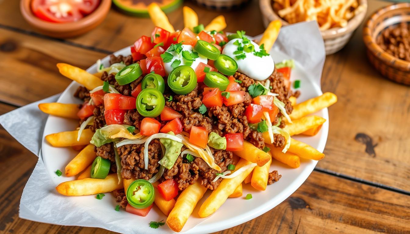 Loaded Taco Salad Fries