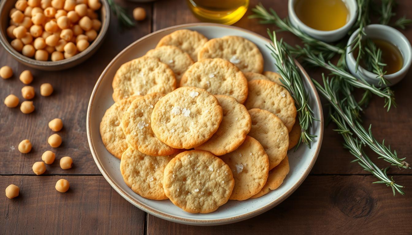 Chickpea Flour Crackers