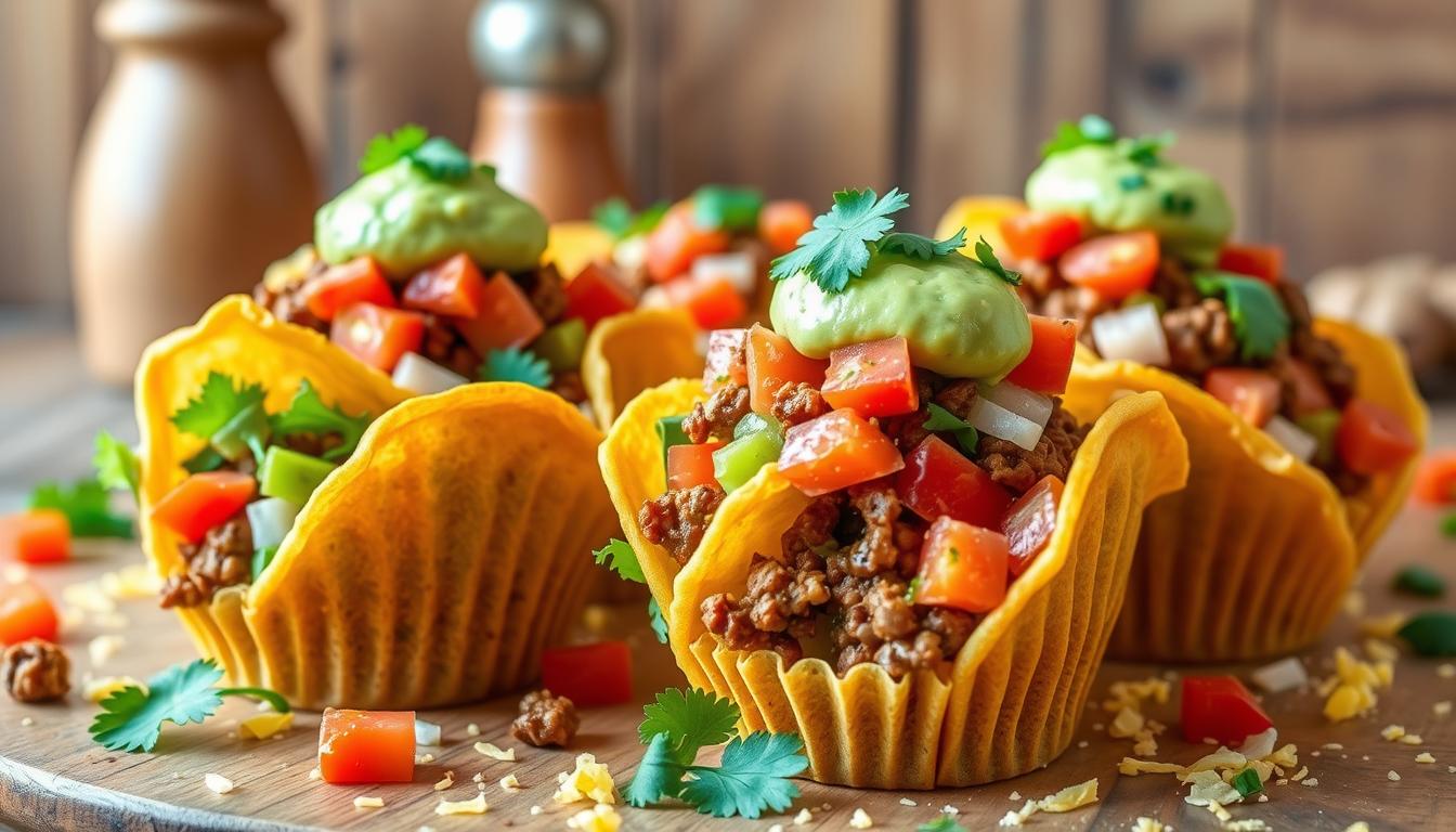 Crunchy Taco Cupcakes